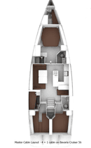 Bavaria Yachtbau Cruiser 56 - 5 + 1 cab. Bild 3